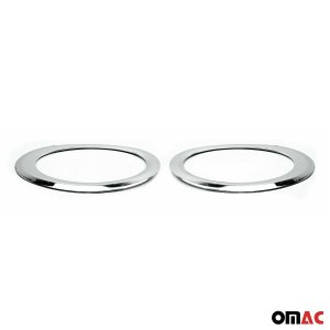 Ford Connect Fog Light Frame Cover - Omac - S.Steel - Gloss Silver - 2014 Ford Connect Fog Light Frame Cover - Omac - S.Steel - Gloss Silver - 2014